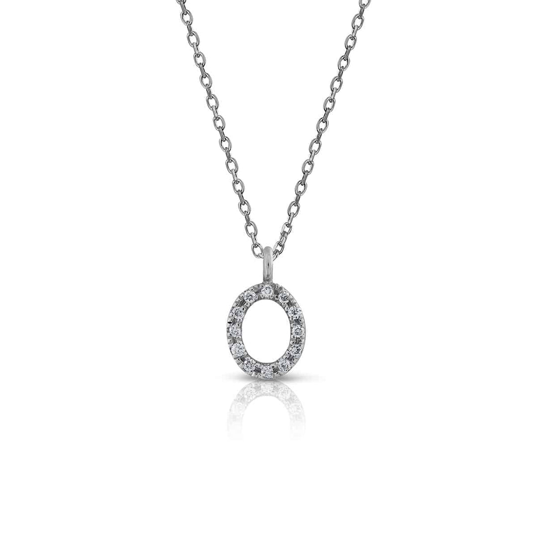 Prime Collection Diamonds Initial Necklace