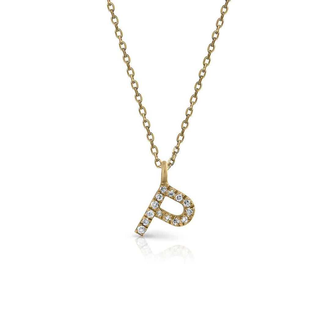Prime Collection Diamonds Initial Necklace