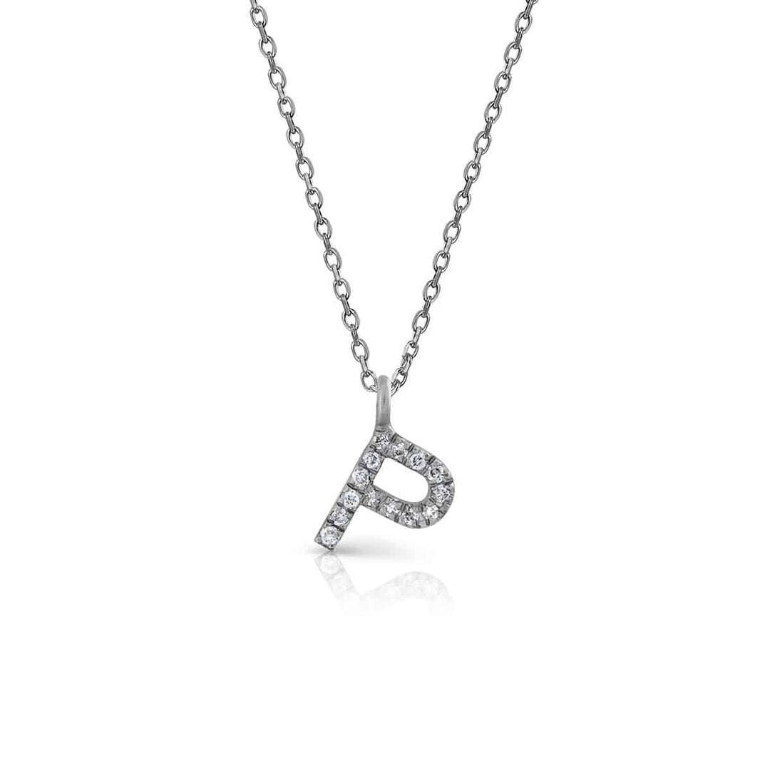 Prime Collection Diamonds Initial Necklace
