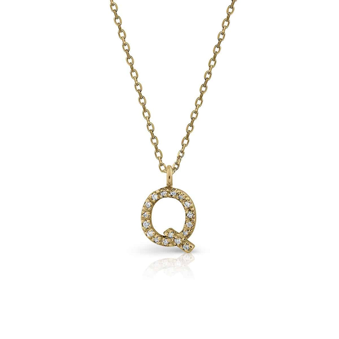 Prime Collection Diamonds Initial Necklace