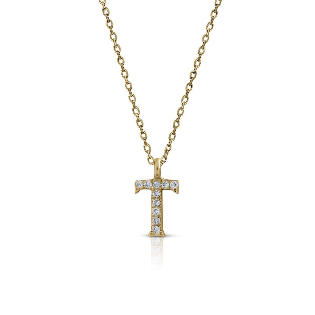 Prime Collection Diamonds Initial Necklace