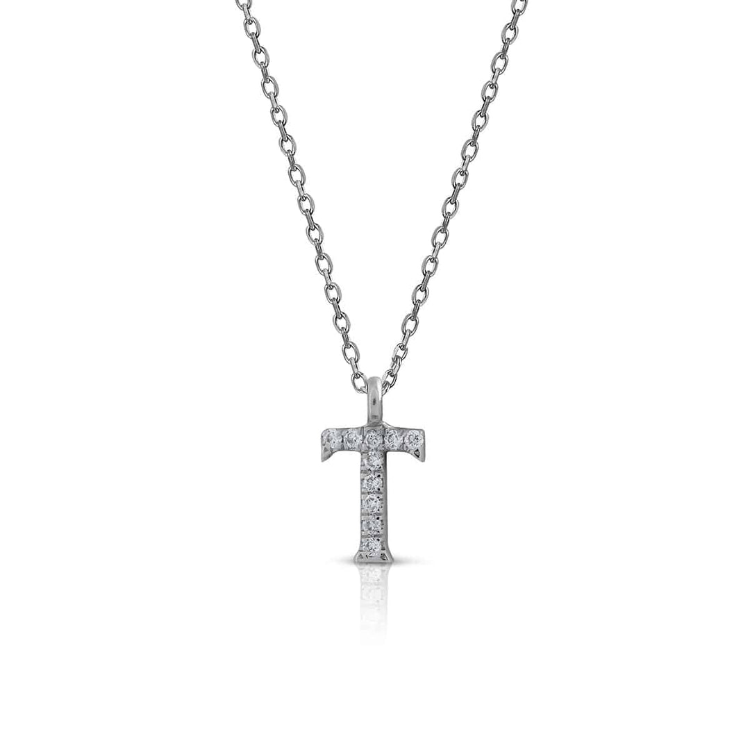 Prime Collection Diamonds Initial Necklace