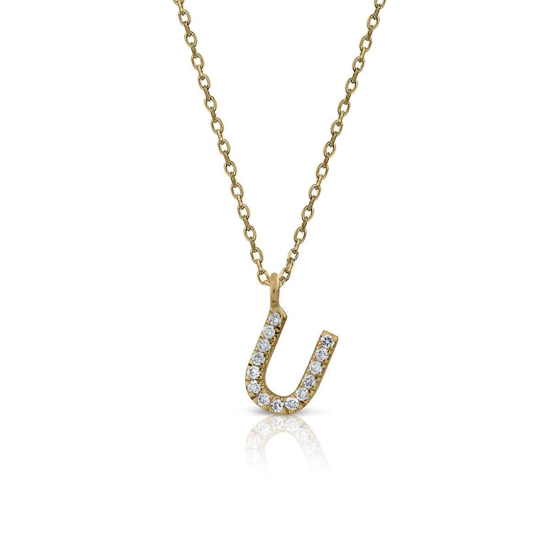 Prime Collection Diamonds Initial Necklace
