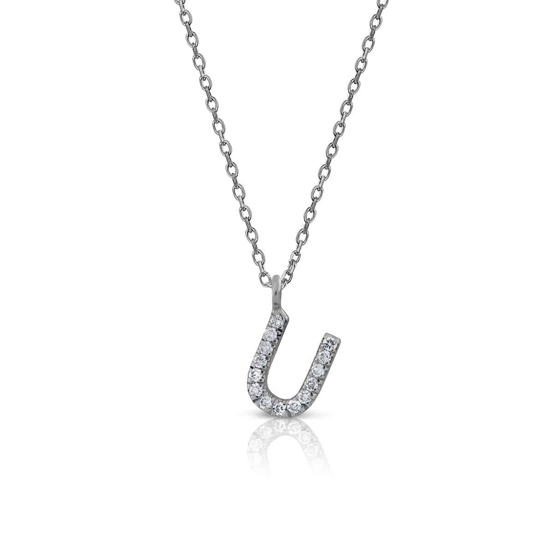 Prime Collection Diamonds Initial Necklace