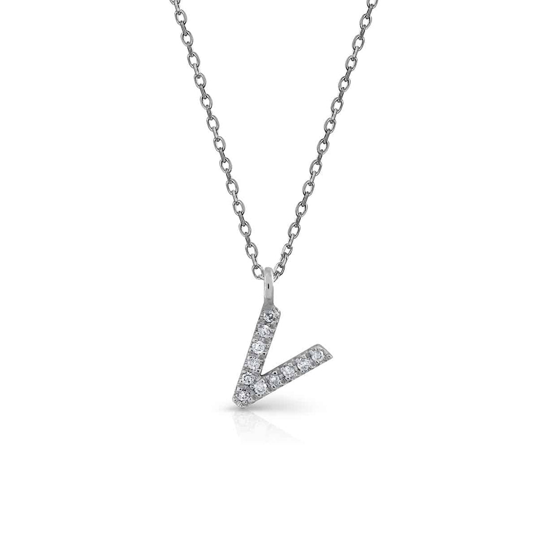 Prime Collection Diamonds Initial Necklace