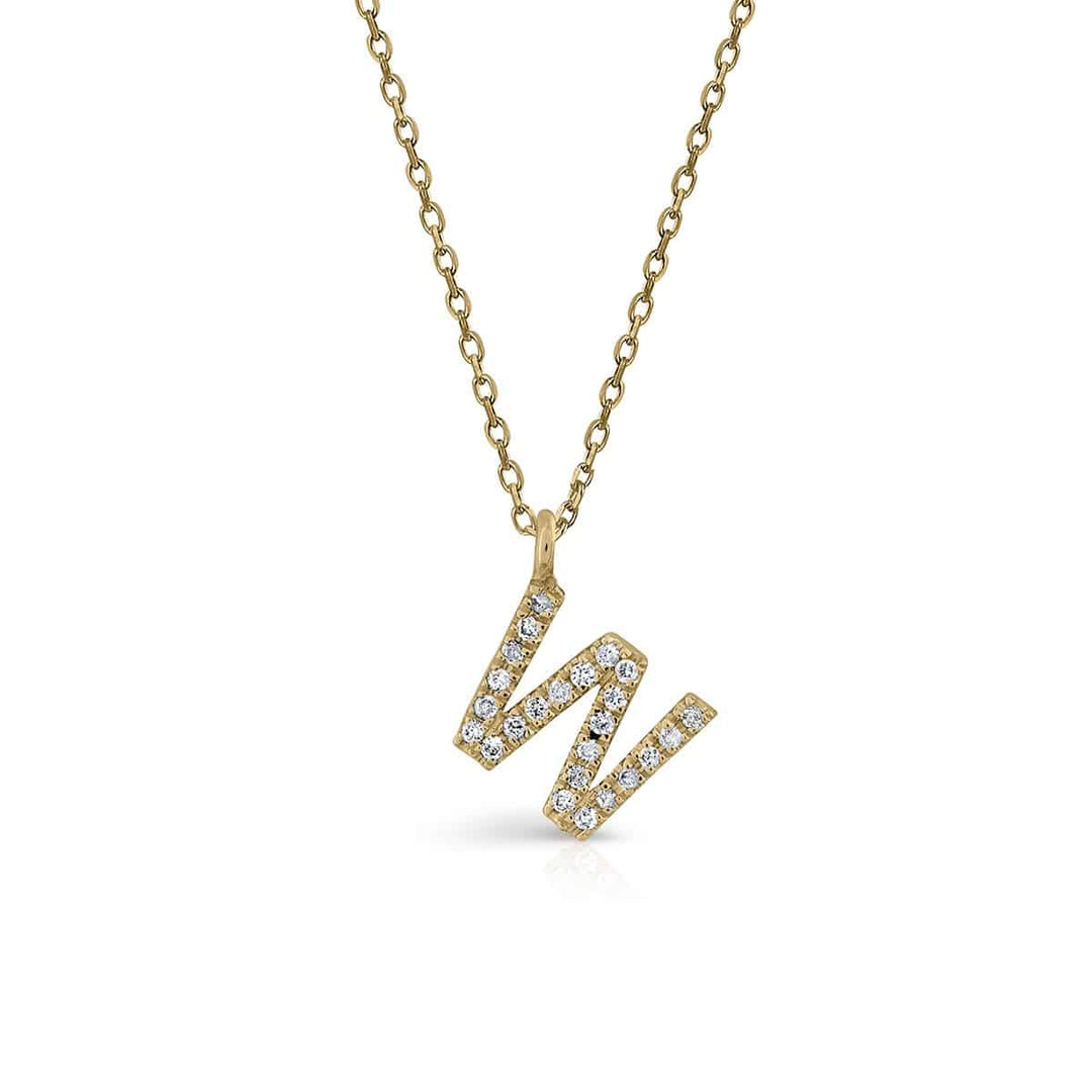 Prime Collection Diamonds Initial Necklace
