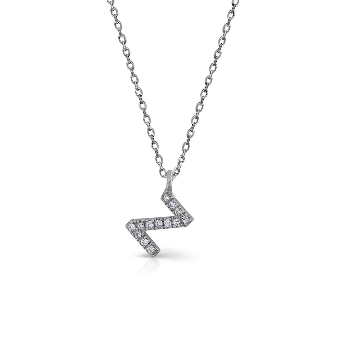 Prime Collection Diamonds Initial Necklace