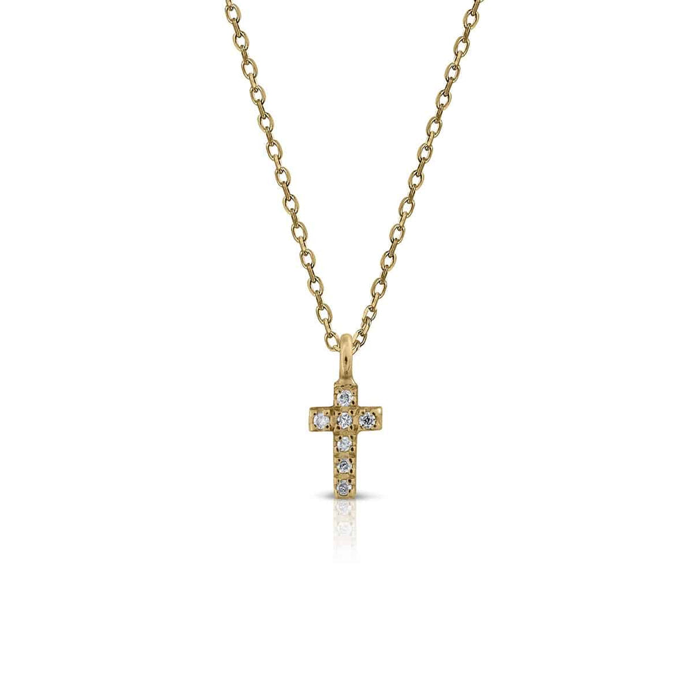 Prime Collection Diamonds XS Cross Necklace