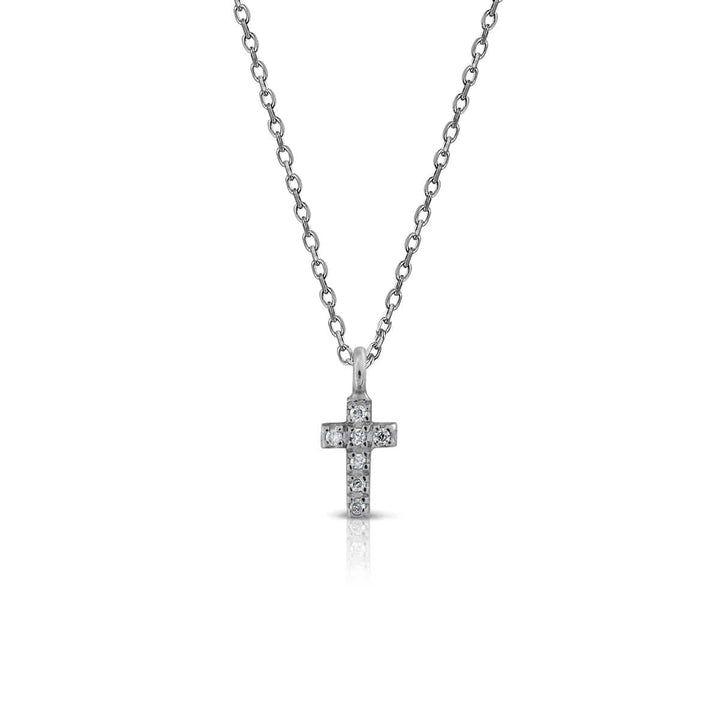Prime Collection Diamonds XS Cross Necklace