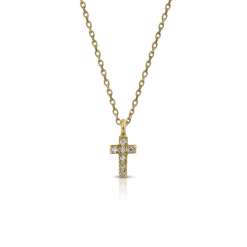 Prime Collection Diamonds XS Cross Necklace
