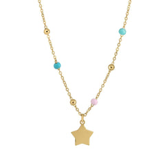 Collar oro Bolitas de anís