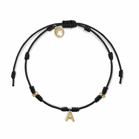 Franciscan Knot Initial Macramé Bracelet