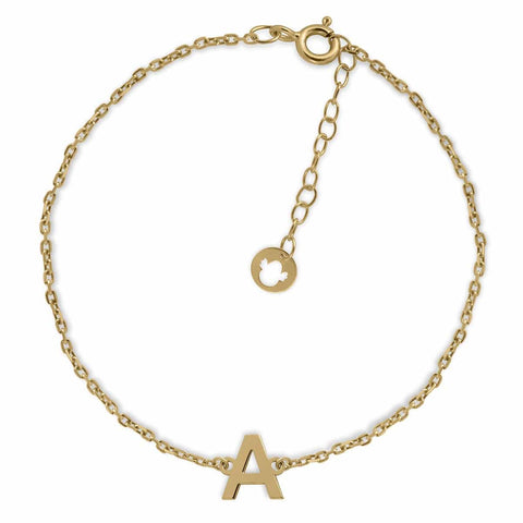 Golden Initial Bracelet