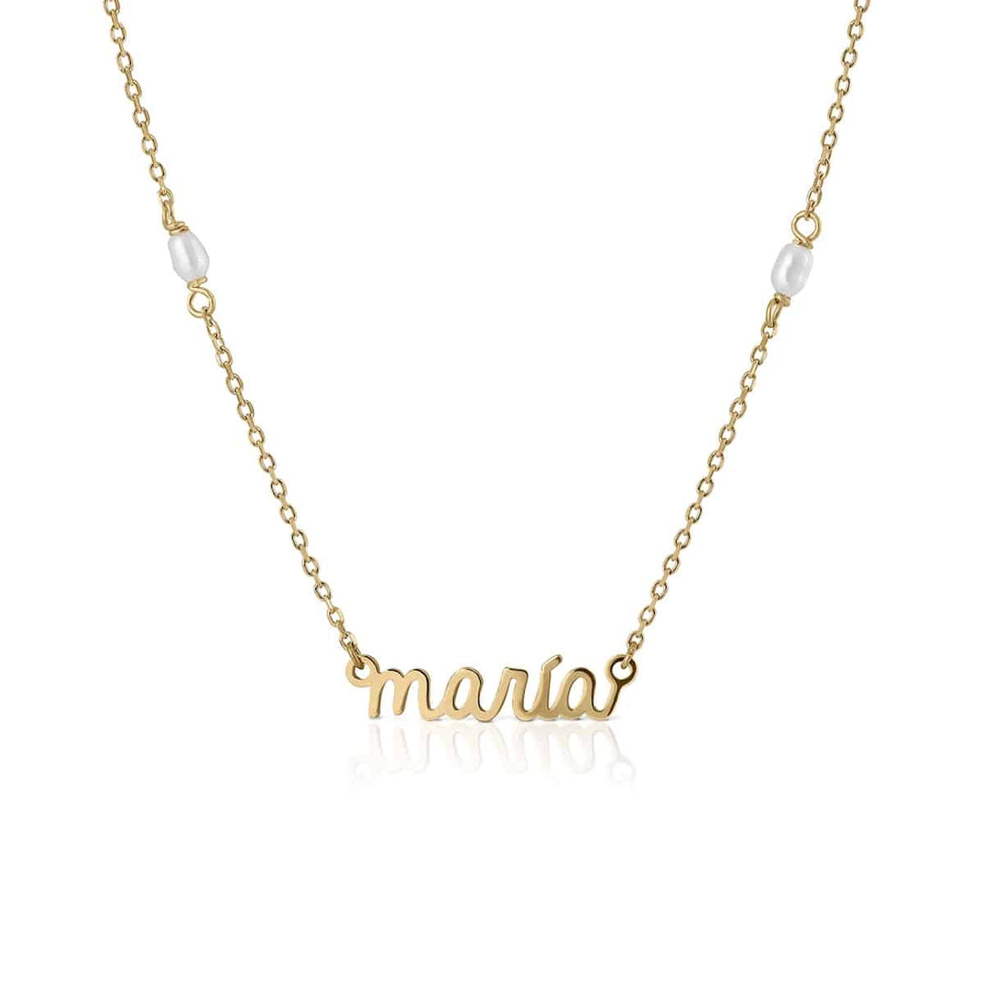 Collar oro Always nombre
