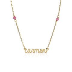 Collar oro Always nombre