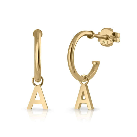 Aros oro inicial Type