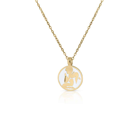Guardian Angel Gold Necklace