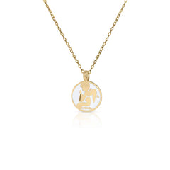 Collar oro ángel de la guarda