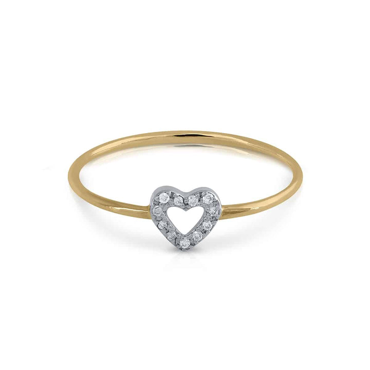 Anillo Colección Prime Corazón Brillantes