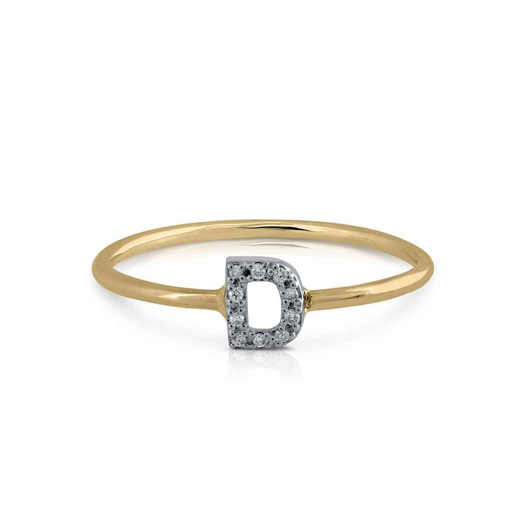 Anillo Colección Prime Inicial D Brillantes