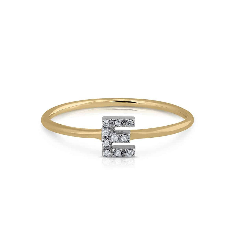 Prime Collection Diamonds Initial E Ring