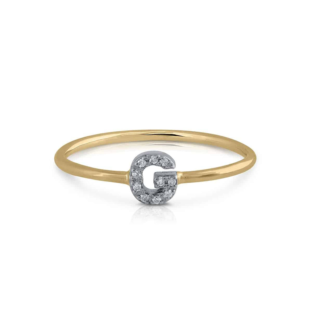Anillo Colección Prime Inicial G Brillantes