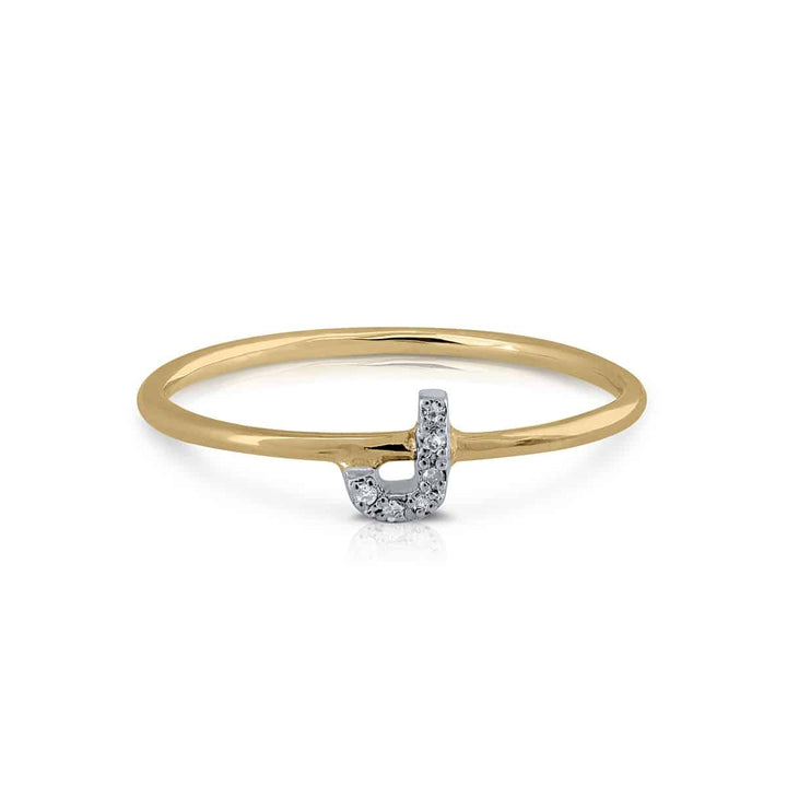 Anillo Colección Prime Inicial J Brillantes