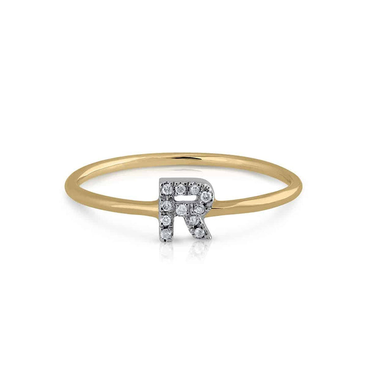 Anillo Colección Prime Inicial R Brillantes