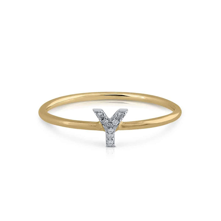 Anillo Colección Prime Inicial Y Brillantes
