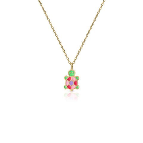 Necklace Clementina Enamel Gold