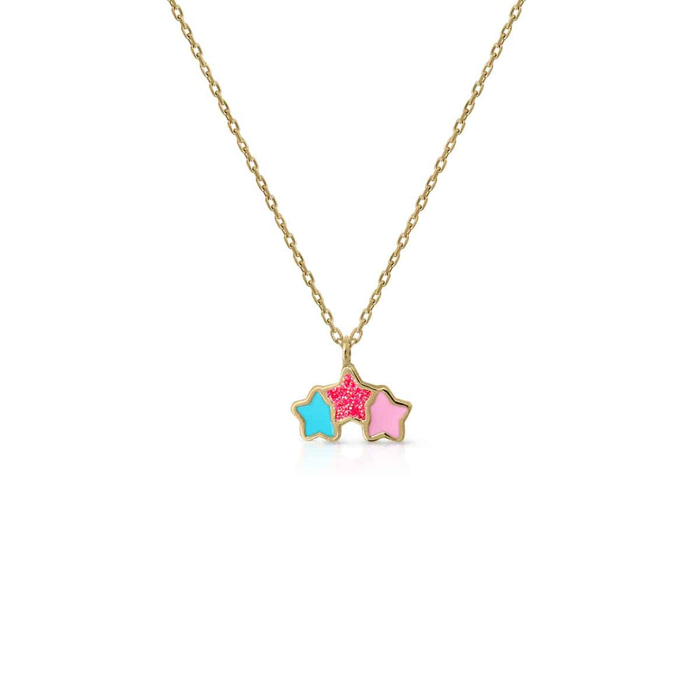 Collar oro trepador estrella