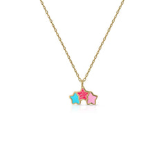 Collar oro trepador estrella