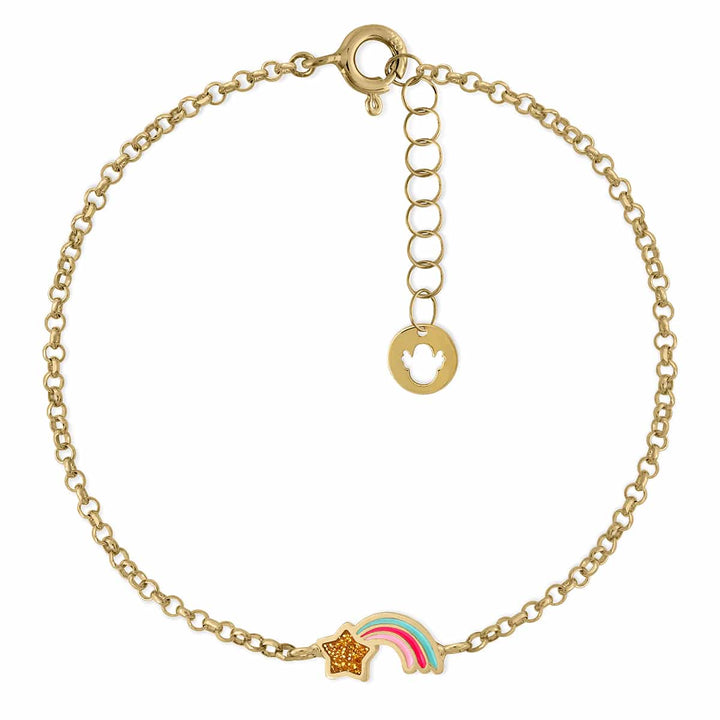 Estrella Fugaz pulsera oro esmalte