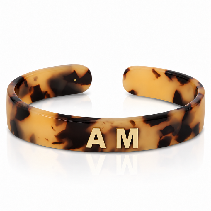 PRE ORDER - Pulsera Oro carrie resina carey