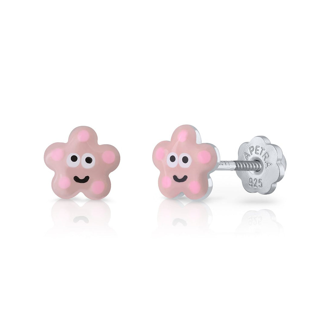 Pendientes Happy Flower Rosca