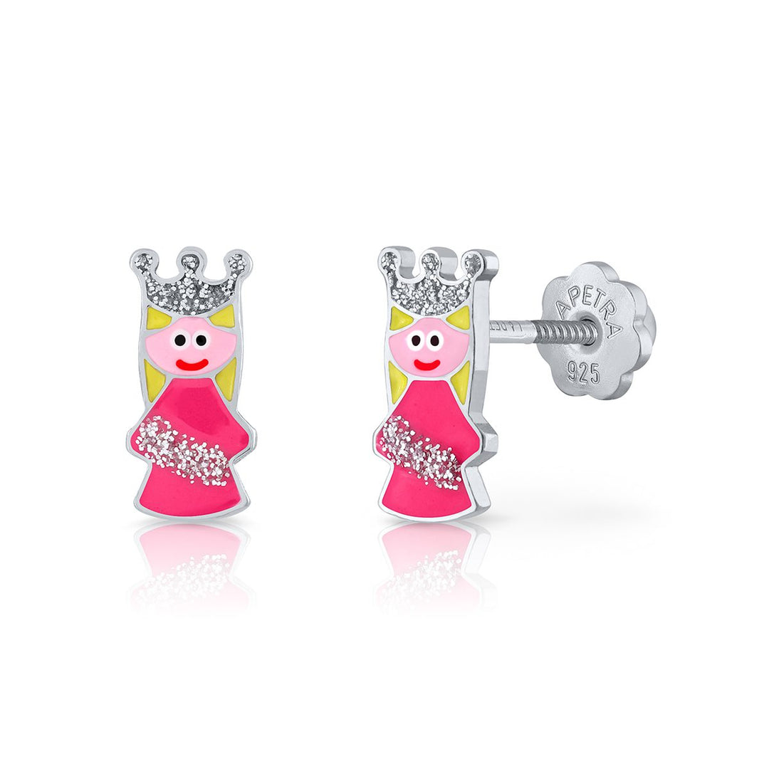 Pendientes Princesa Glitter rosca