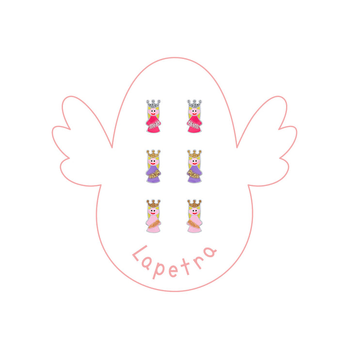 Pendientes Princesa Glitter rosca