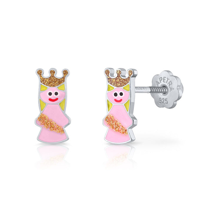 Pendientes Princesa Glitter Rosca