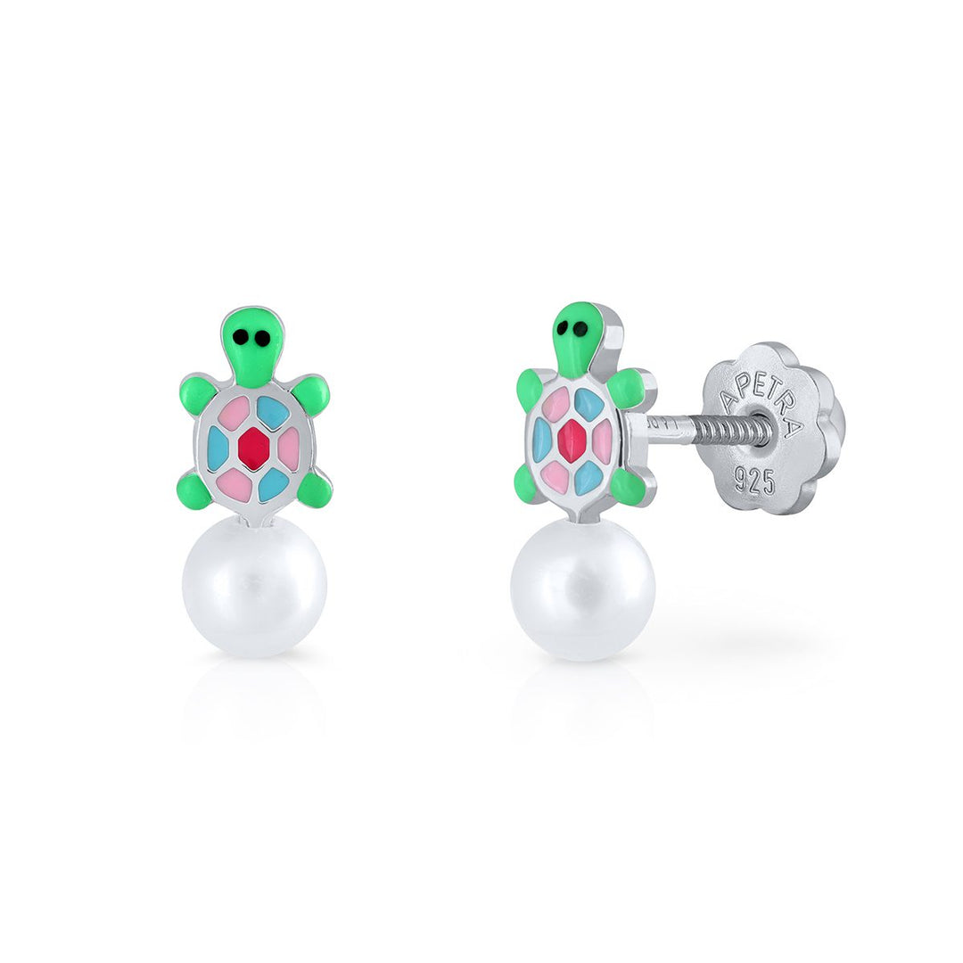 Pendientes Happy Pearl Tortuga Clementina