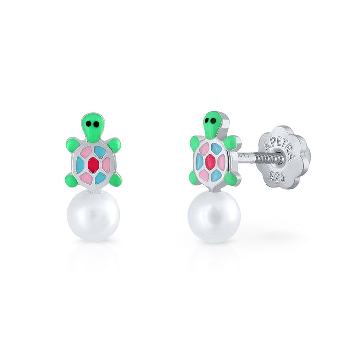 Pendientes Happy Pearl Tortuga Clementina