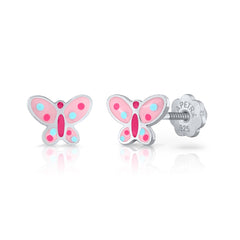 Vanesa Butterfly Enamel Earrings