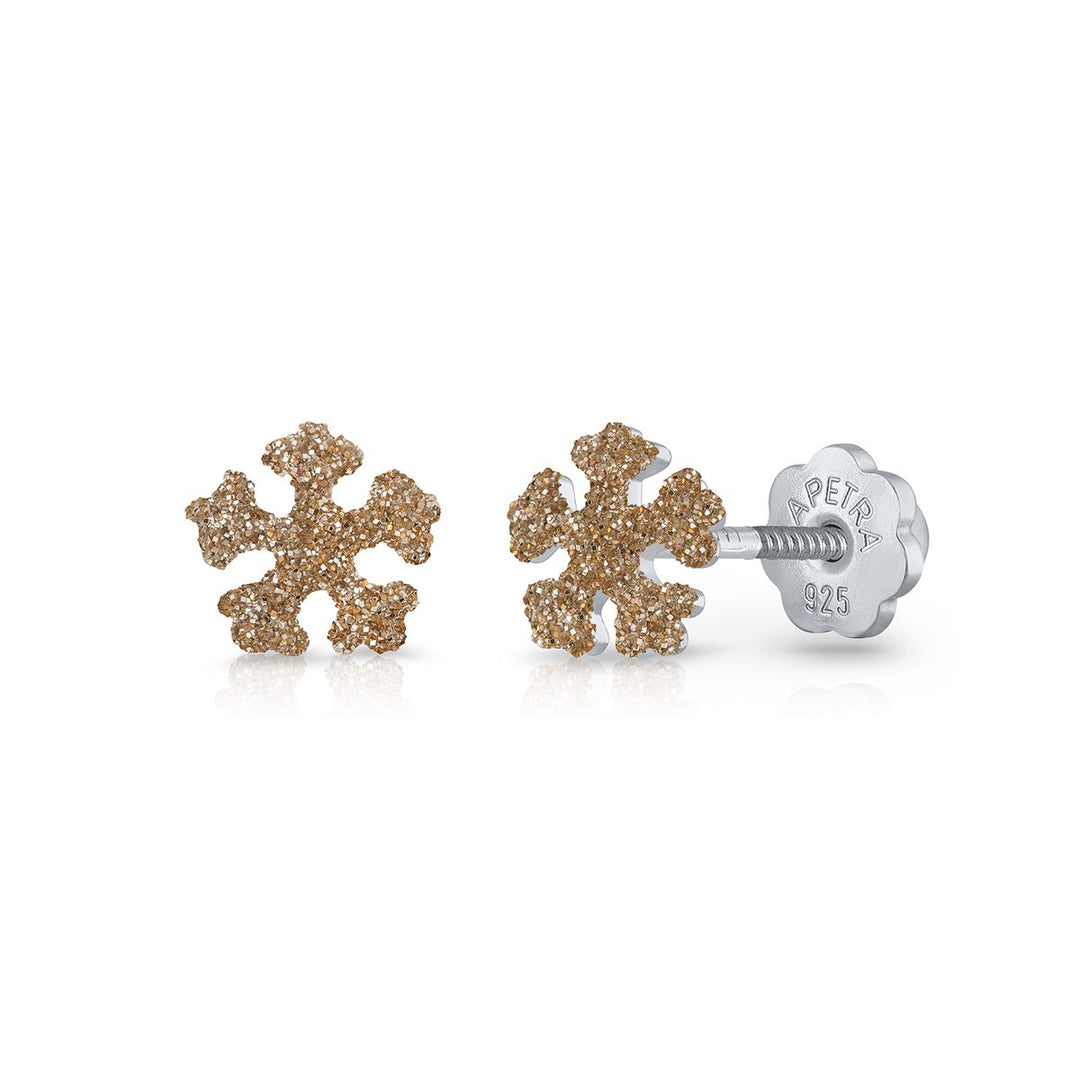 Pendientes Copito Nieve rosca