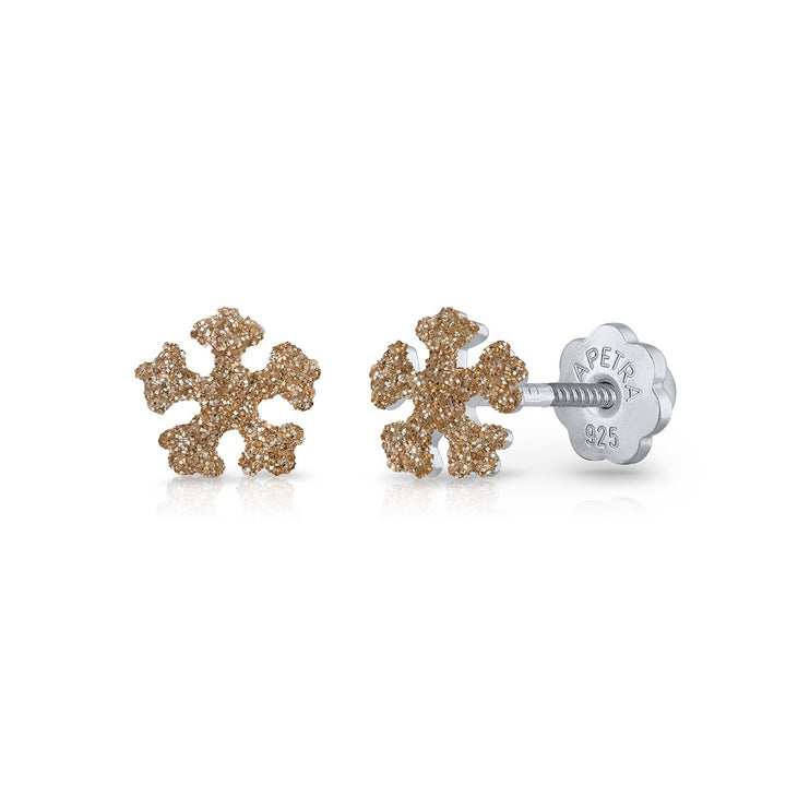 Pendientes Copito Nieve rosca