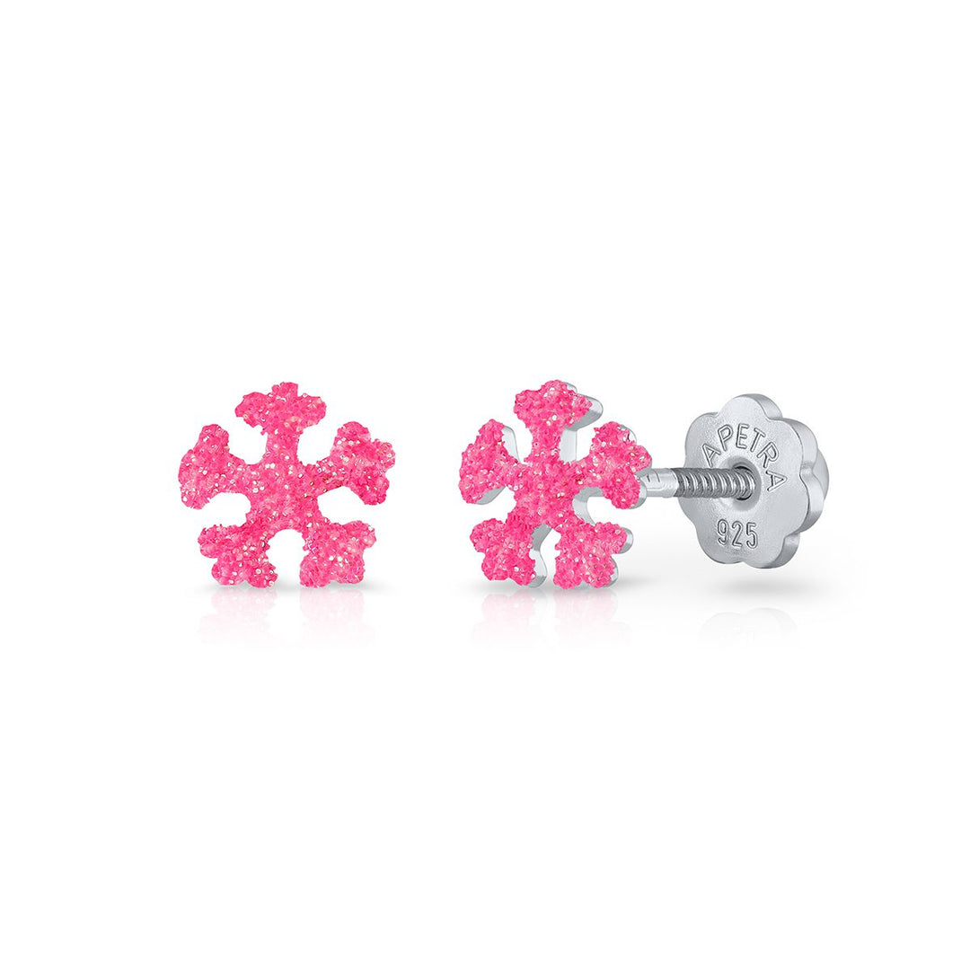 Pendientes Copito Nieve rosca