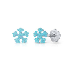 Pendientes Copito Nieve rosca
