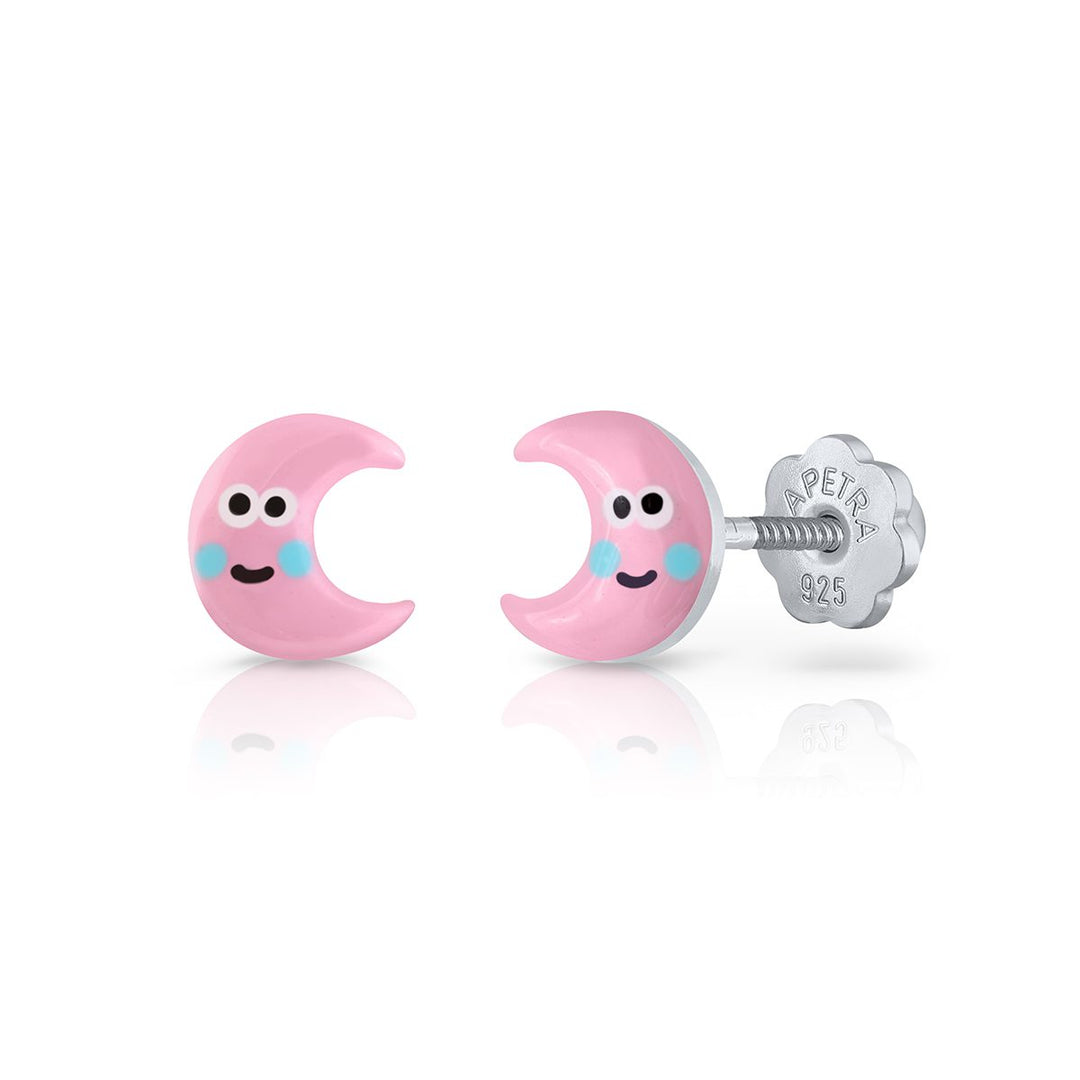 Pendientes Luna rosca