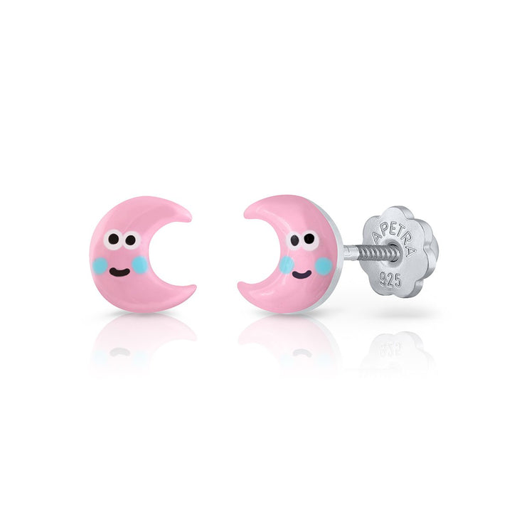 Pendientes Luna rosca
