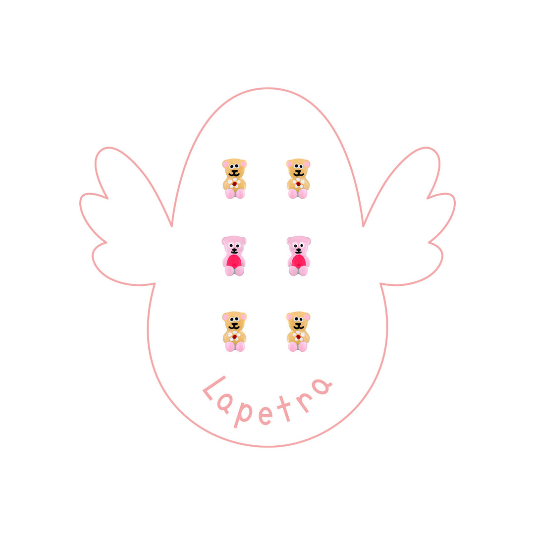 Pendientes Oso rosca