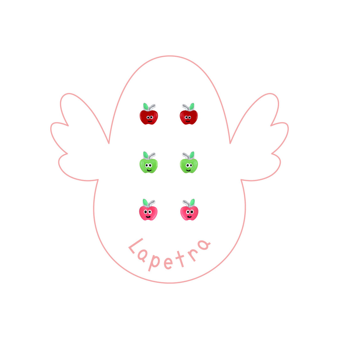 Pendientes Manzana rosca