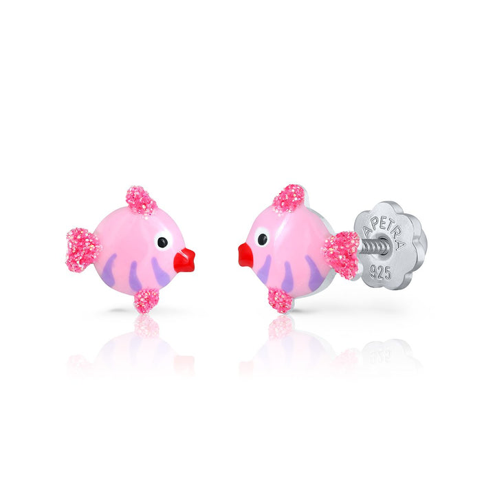 Pendientes Pez Tropical rosca